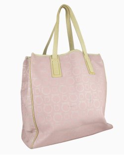 Bolsa Ferragamo Gancini Tote Rosa