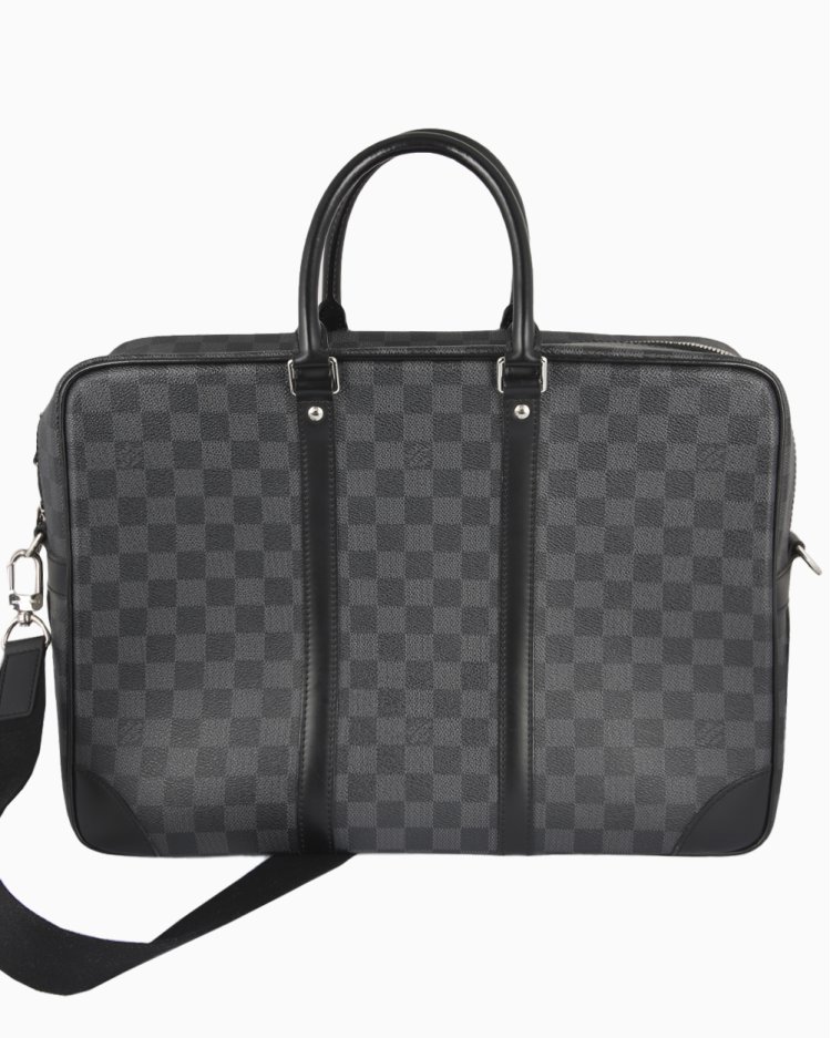 Pasta Louis Vuitton Original PM Damier Graphite Masculina