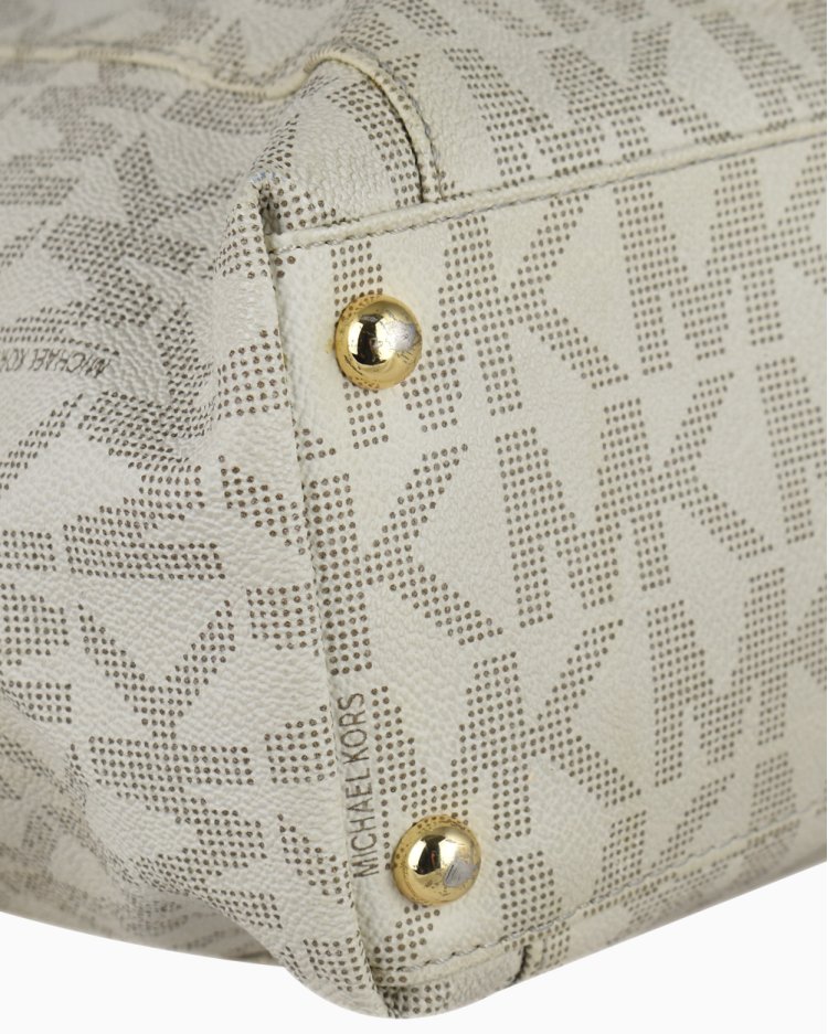 Bolsa Michael Kors Original Jet Set Tote Monograma Off White Feminina