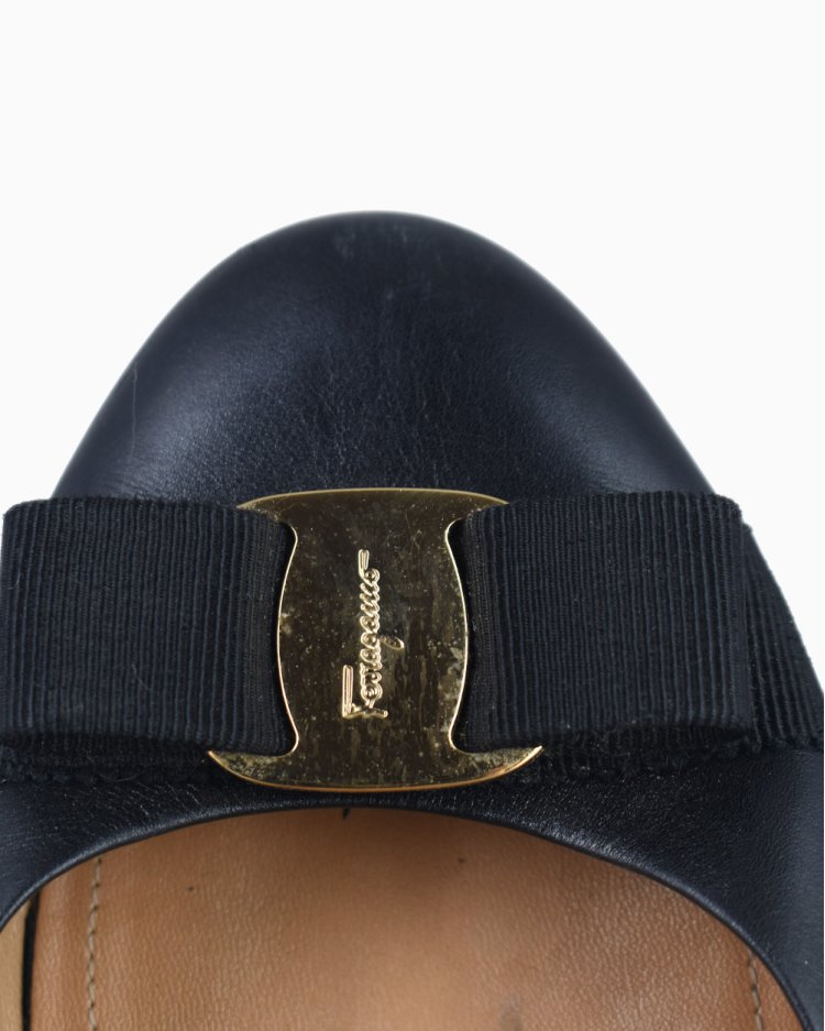 Sapatilha Salvatore Ferragamo Original Varina Preta Feminino