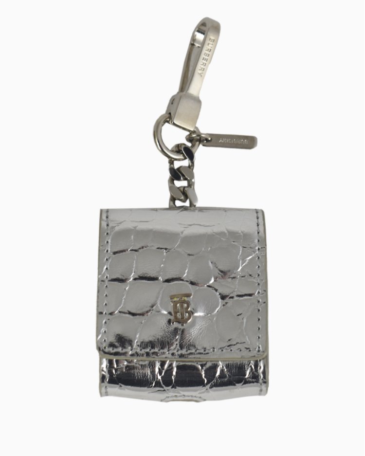 小物 Burberry airpods case Porta AirPods Burberry Original Metálico Unissex