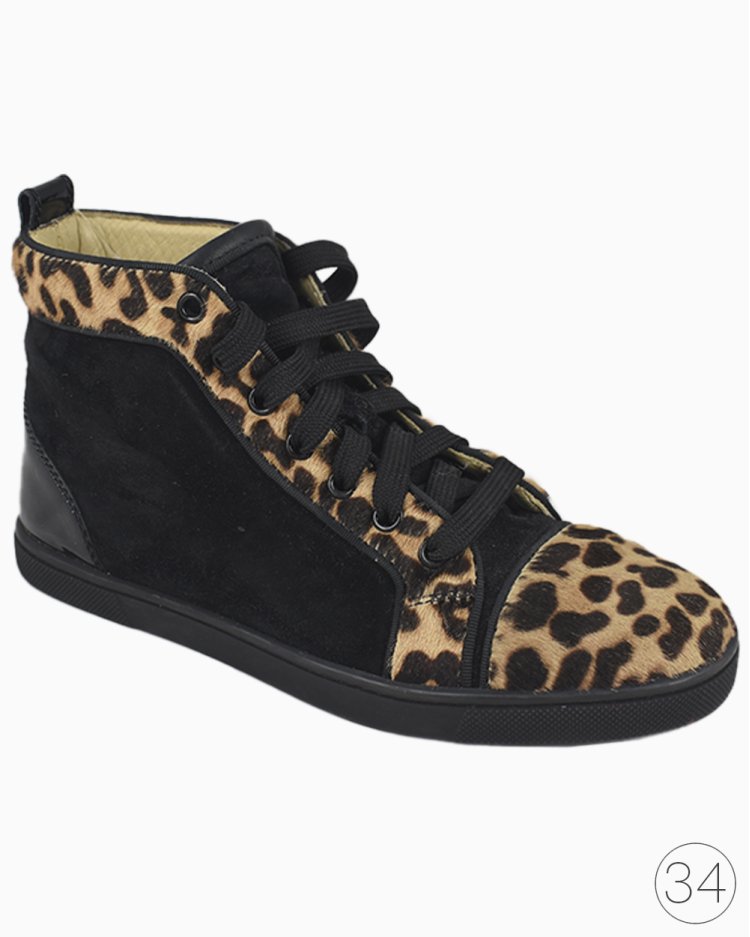Tênis Louboutin Original Rantus Orlato Animal Print Feminino
