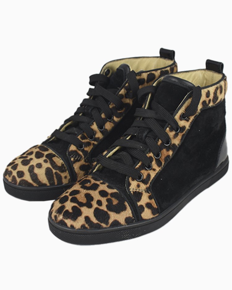 Tênis Louboutin Original Rantus Orlato Animal Print Feminino