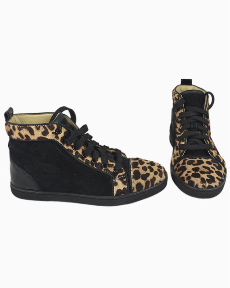 Tênis Louboutin Original Rantus Orlato Animal Print Feminino