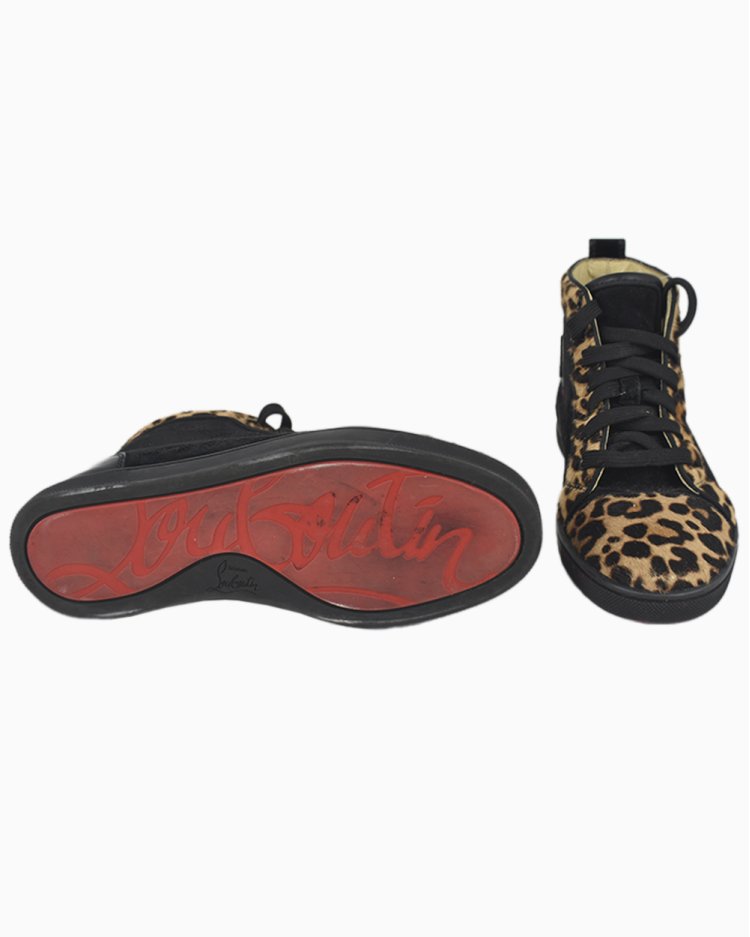 Tênis Louboutin Original Rantus Orlato Animal Print Feminino