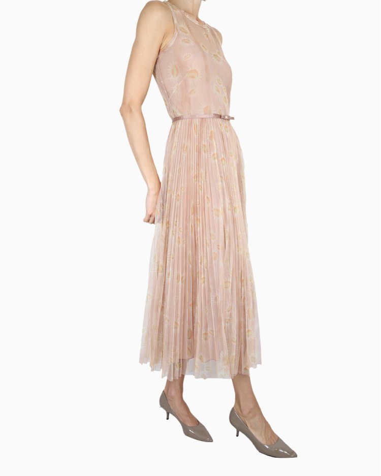 Vestido Dior Original Vintage Salmão Feminino