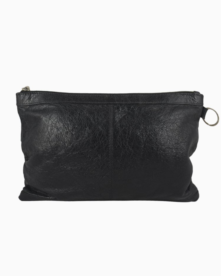 Clutch Balenciaga Original Classic City Preta Feminina
