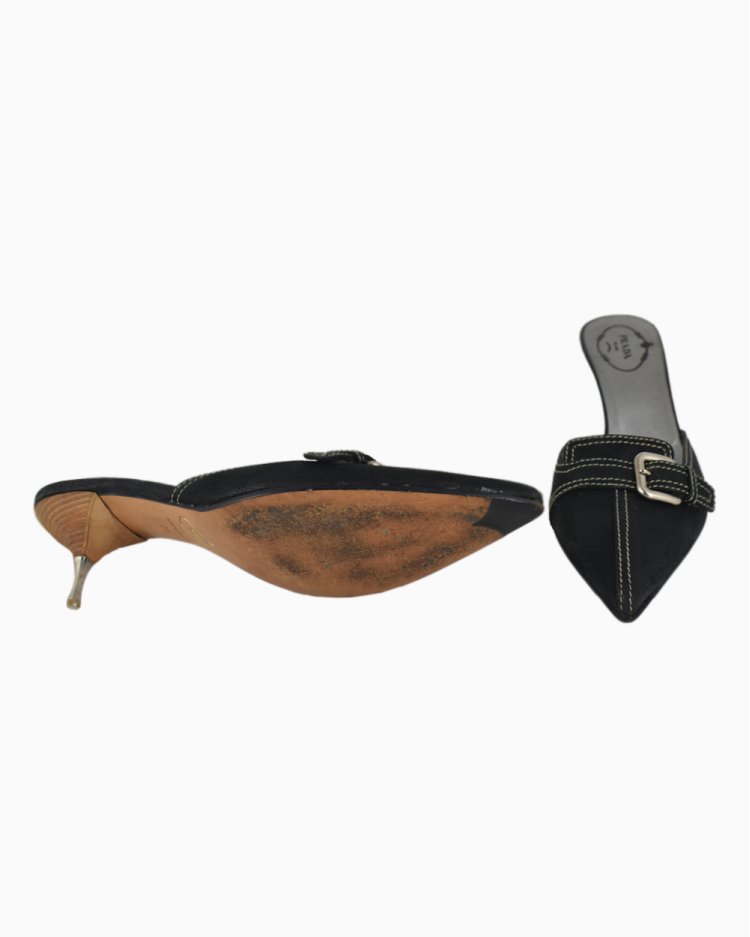 Mule Prada Original Calzature Donna Preto Feminino