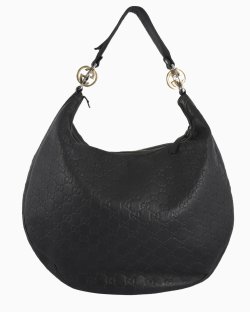 Bolsa Gucci Guccissima GG Twins Hobo Grande Preta
