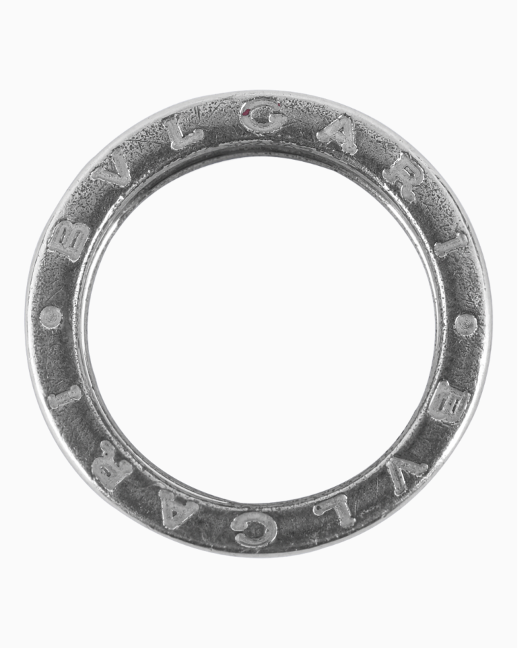 Anel Bvlgari Original Save The Children Prata Unissex