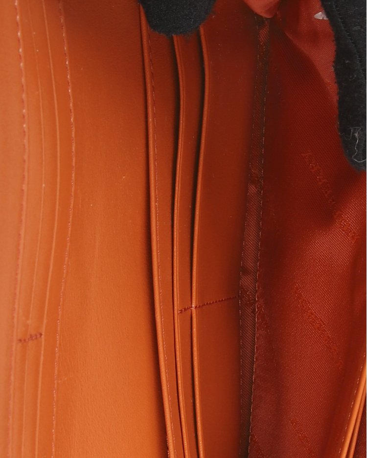 Carteira Burberry Bellfield Vintage Check Laranja
