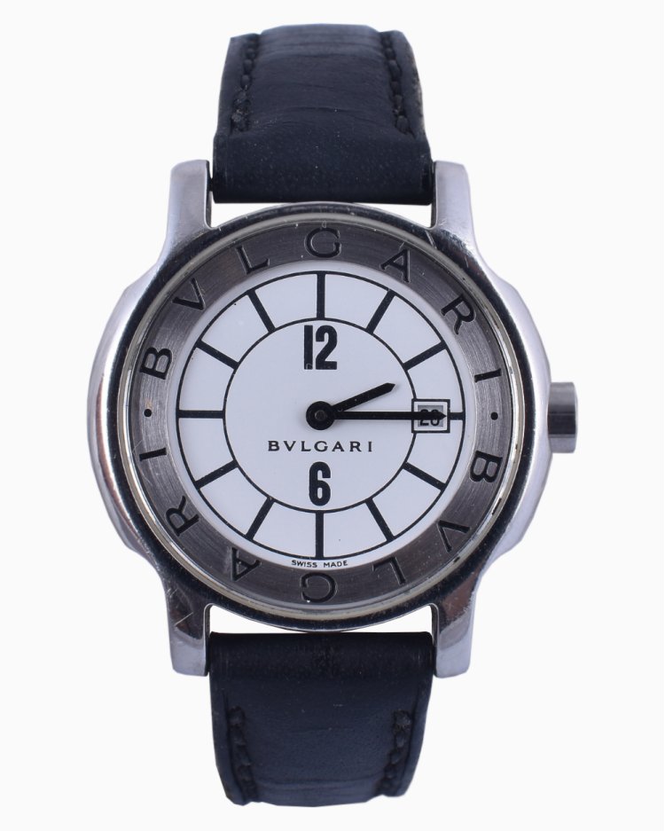 Relógio Bvlgari Original Solotempo Preto Feminino