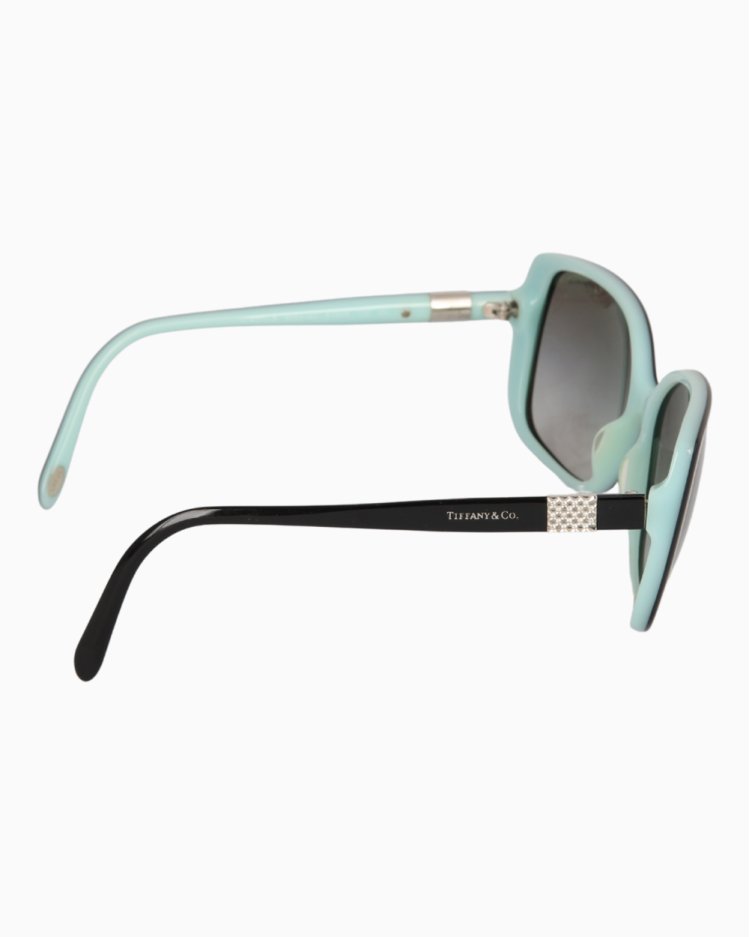 Óculos de Sol Tiffany & Co. Original TF 4071-B Preto e Azul Feminino