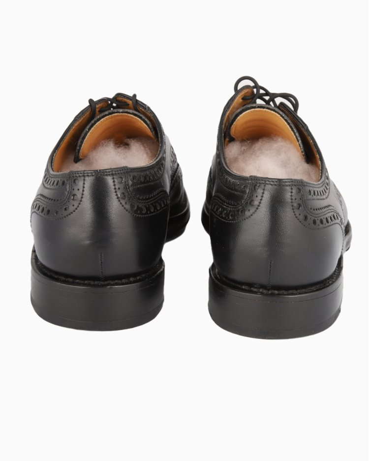 Sapato Bally Original Oxford Brogue Preto Masculino