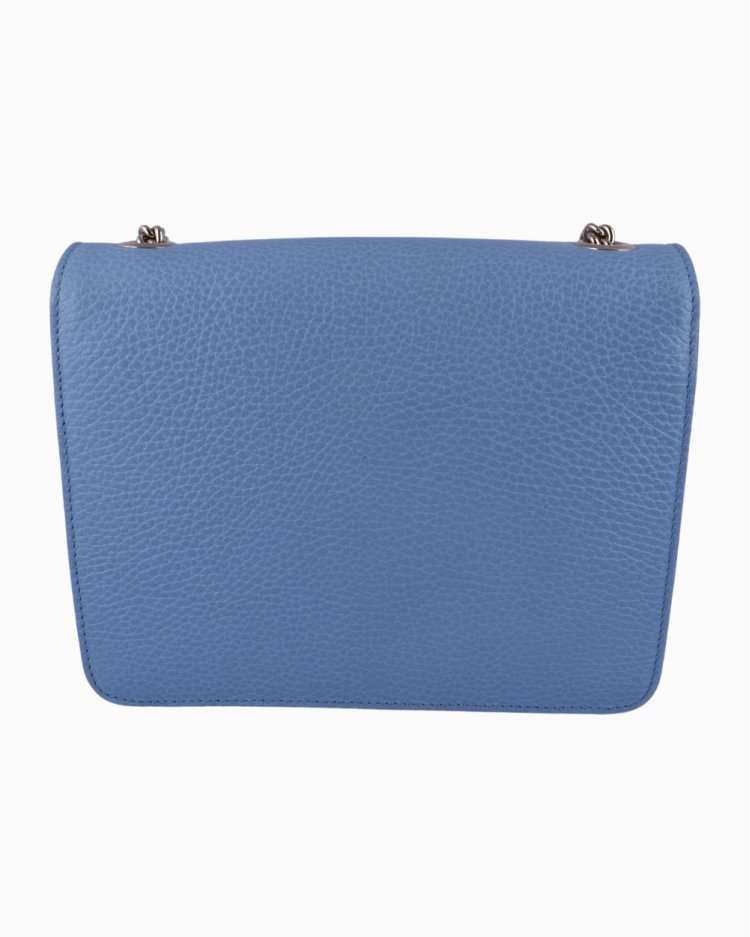 Bolsa Gucci Original Interlocking G Azul Feminino
