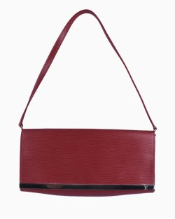 Bolsa Clutch Louis Vuitton Sevigne Epi Vermelha
