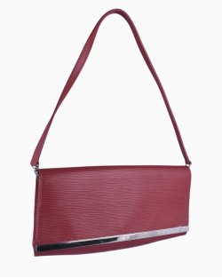 Bolsa Clutch Louis Vuitton Sevigne Epi Vermelha