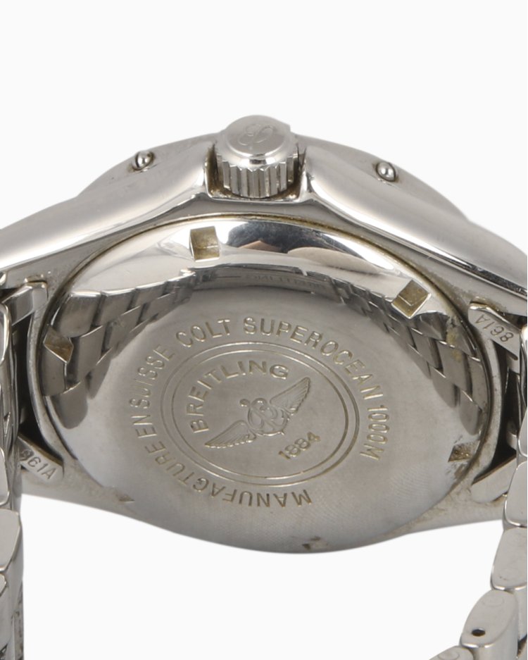 Relógio Breitling Original Colt Ocean 1884 Prata Masculino