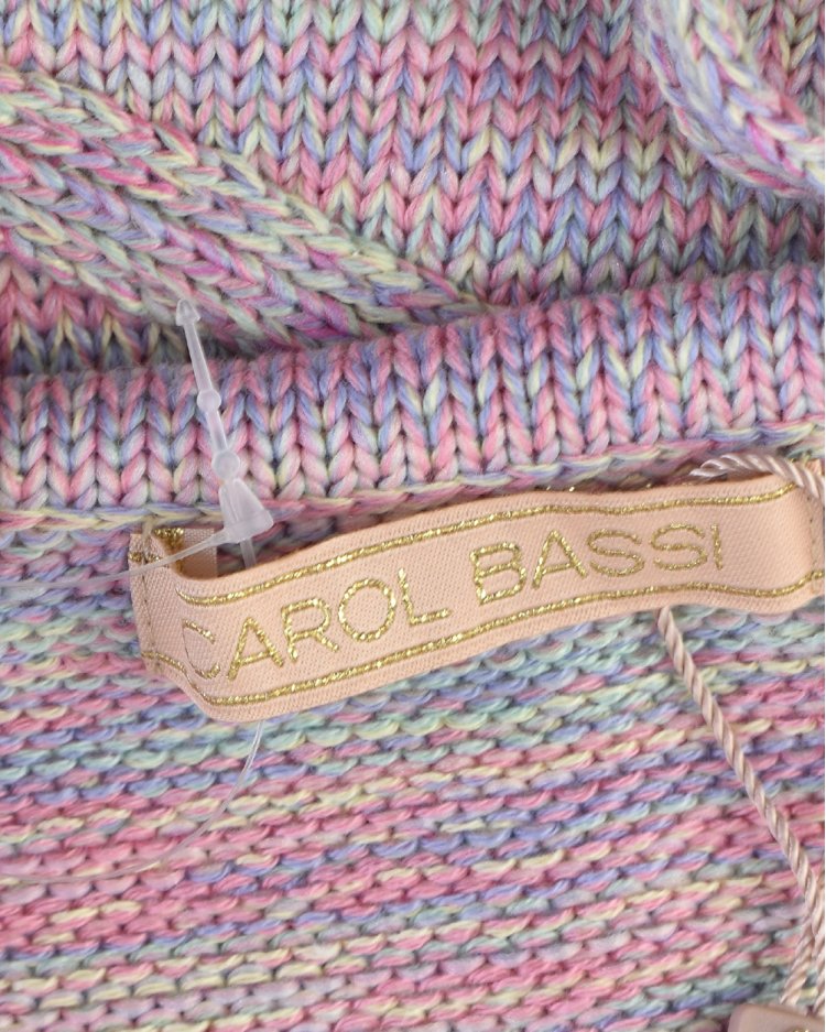 Twin Set Carol Bassi Original Tricot Mesclado Colorido Feminino