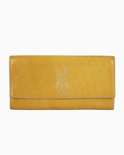 Clutch Saint Laurent Verniz Amarela