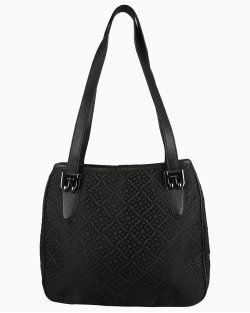 Bolsa Bally Monogramada Preta