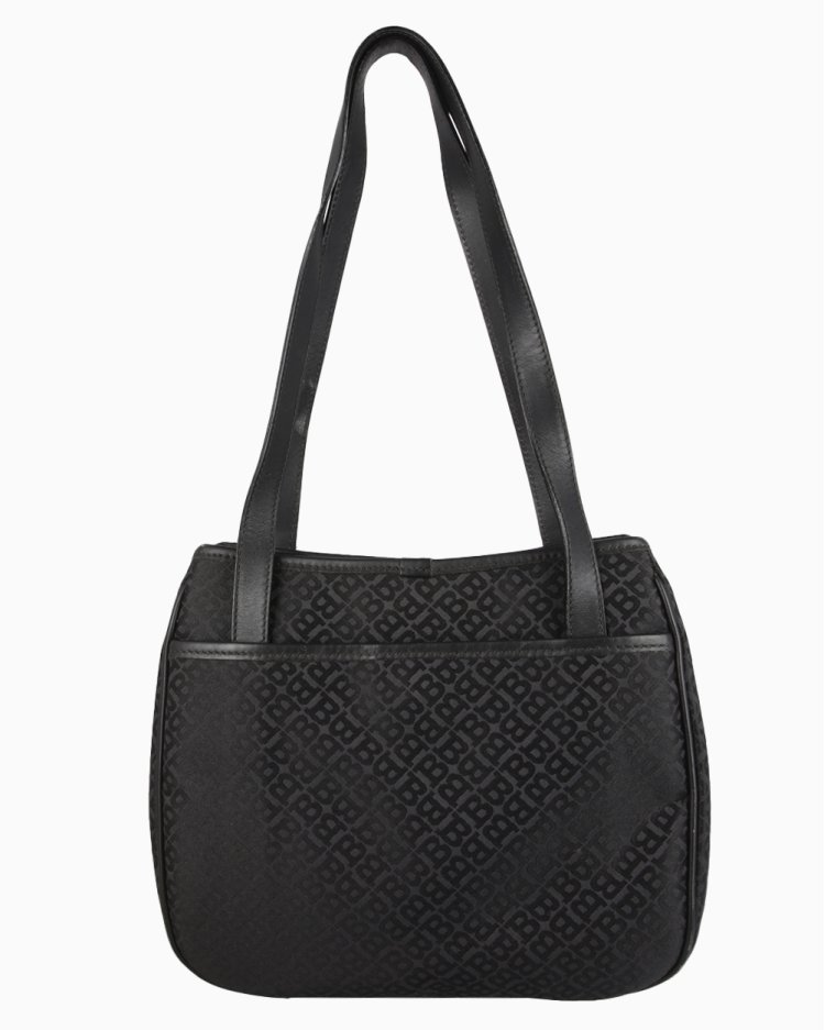 Bolsa Bally Original Monogramada Preta Feminina