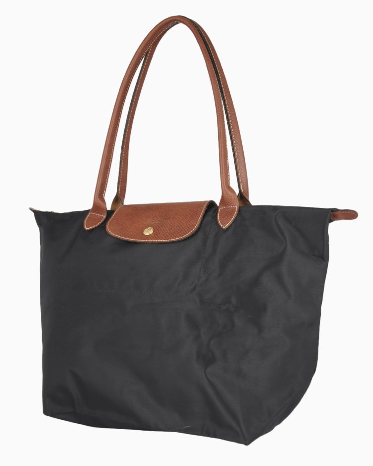 Bolsa Longchamp Original Le Pliage Tote M Preta Feminina