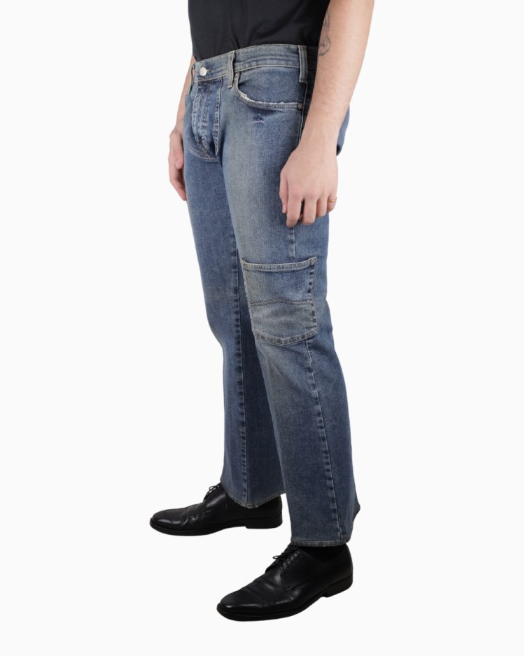 Calça Armani Original Jeans Cargo Azul Masculina