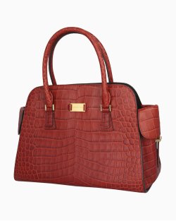 Bolsa Michael Kors Croco Vermelha