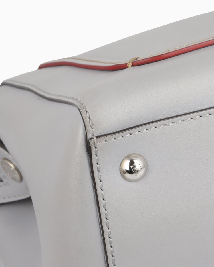 Bolsa Fendi Original Dotcom Animal Print Azul Feminina