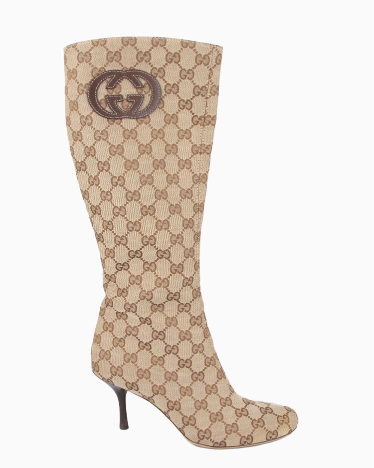 Bota Gucci Original Canvas GG Supreme Feminina