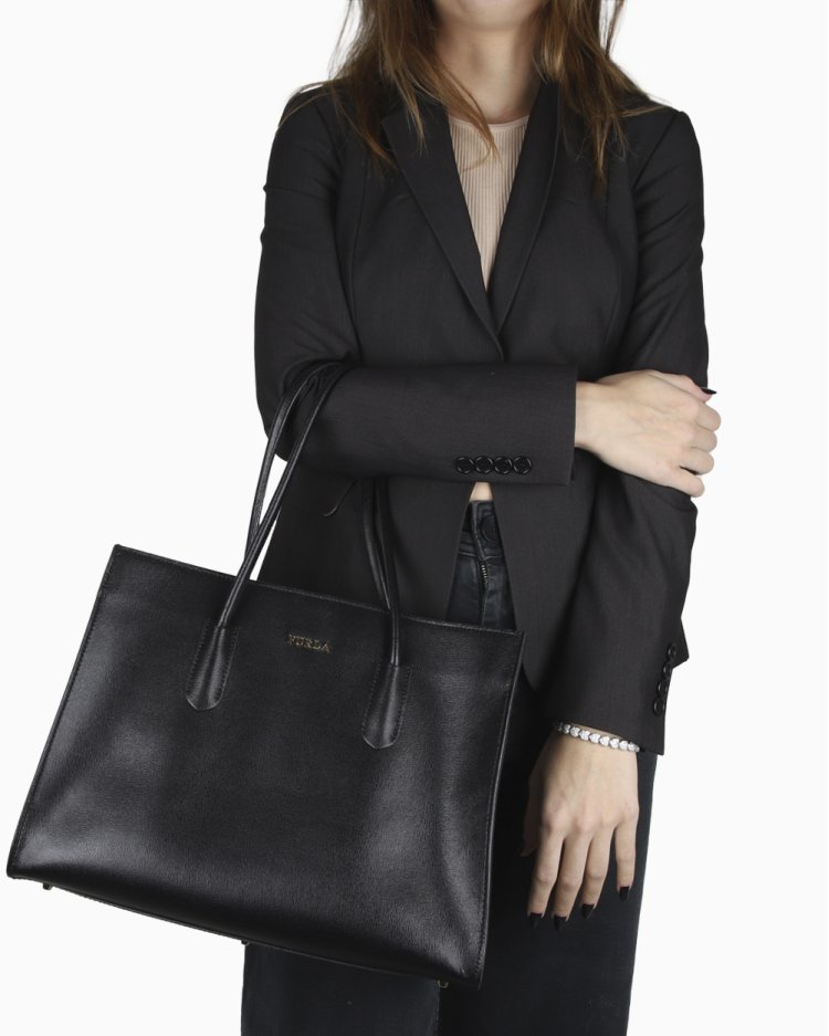 バッグ FURLA TOTE BAG Bolsa Furla Original Tote Preta Feminina