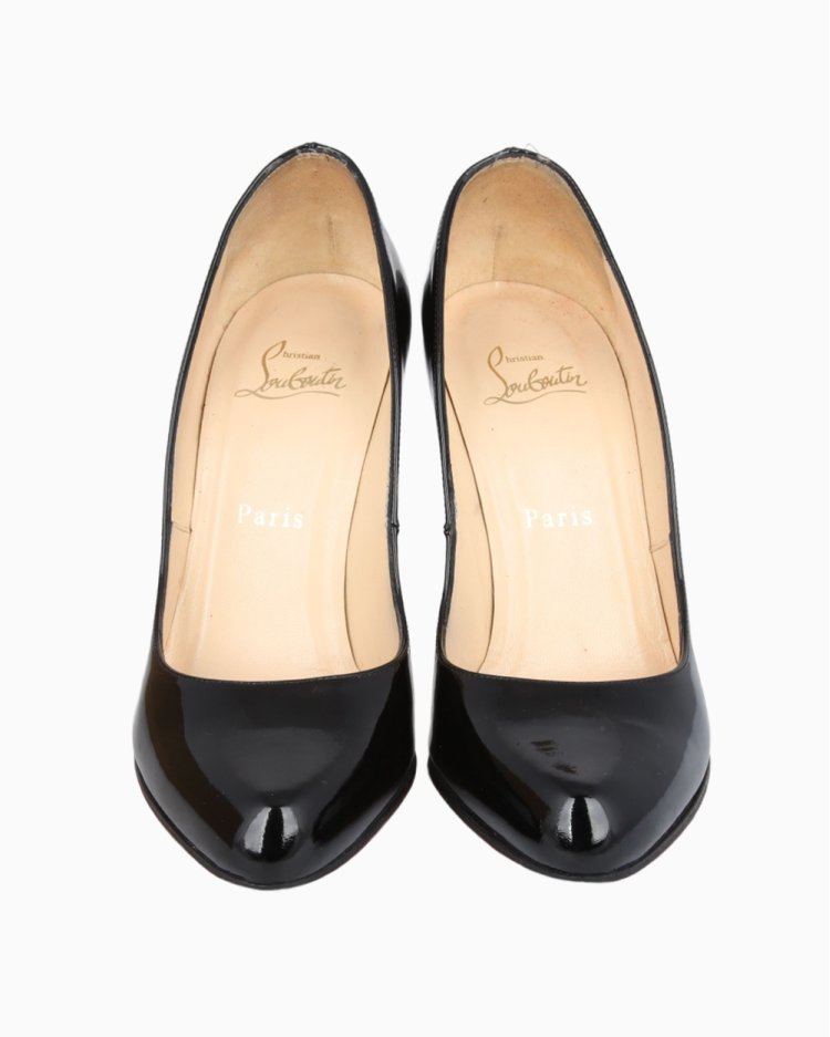 Sapato Louboutin Original Decollete 868 Verniz Preto Feminino