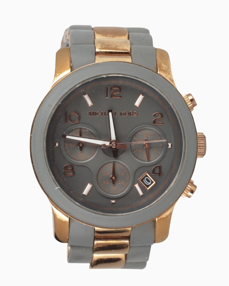 Relógio Michael Kors Original Runway MK-5465 Dourado e Cinza Feminino