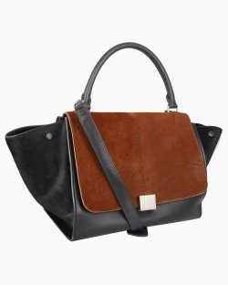 Bolsa Celine Trapeze Small Bicolor