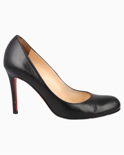 Sapato Christian Louboutin Original Peep Toe Roxo Feminino