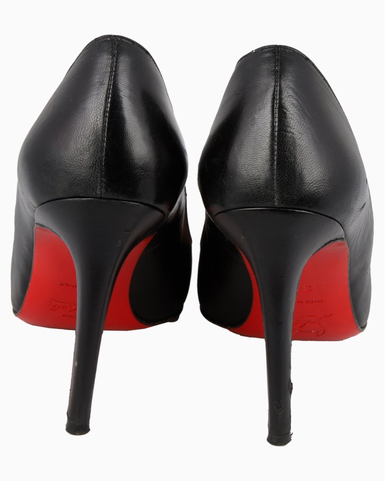Sapato Christian Louboutin Original Simple Pump Couro Preto Feminino