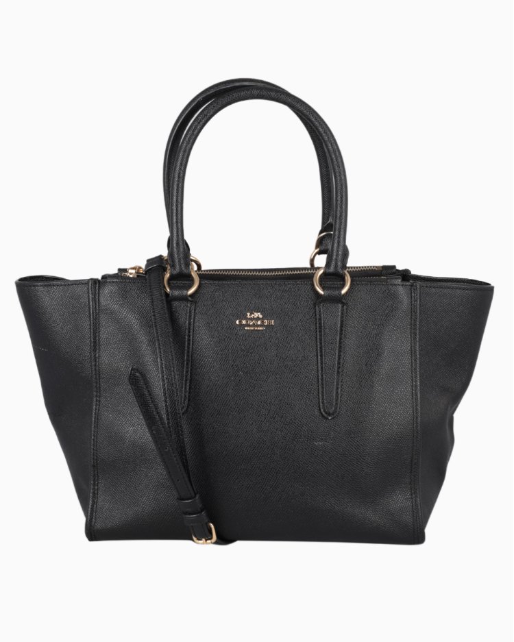 Bolsa Coach Original Tiracolo Preta Feminina