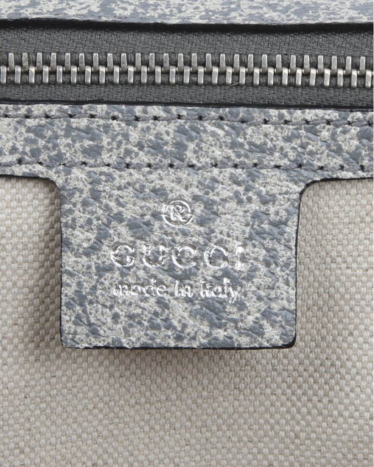 Bolsa Gucci Feminina New Bamboo Large Speckled Cinza Feminina