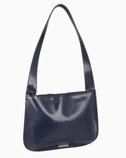 Bolsa Furla Vintage Shoulder Azul Marinho