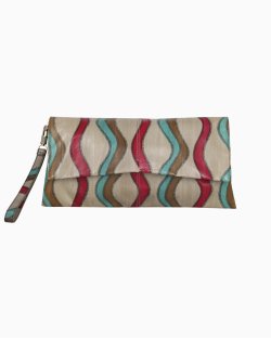 Clutch Sergio Rossi Flap Estampada