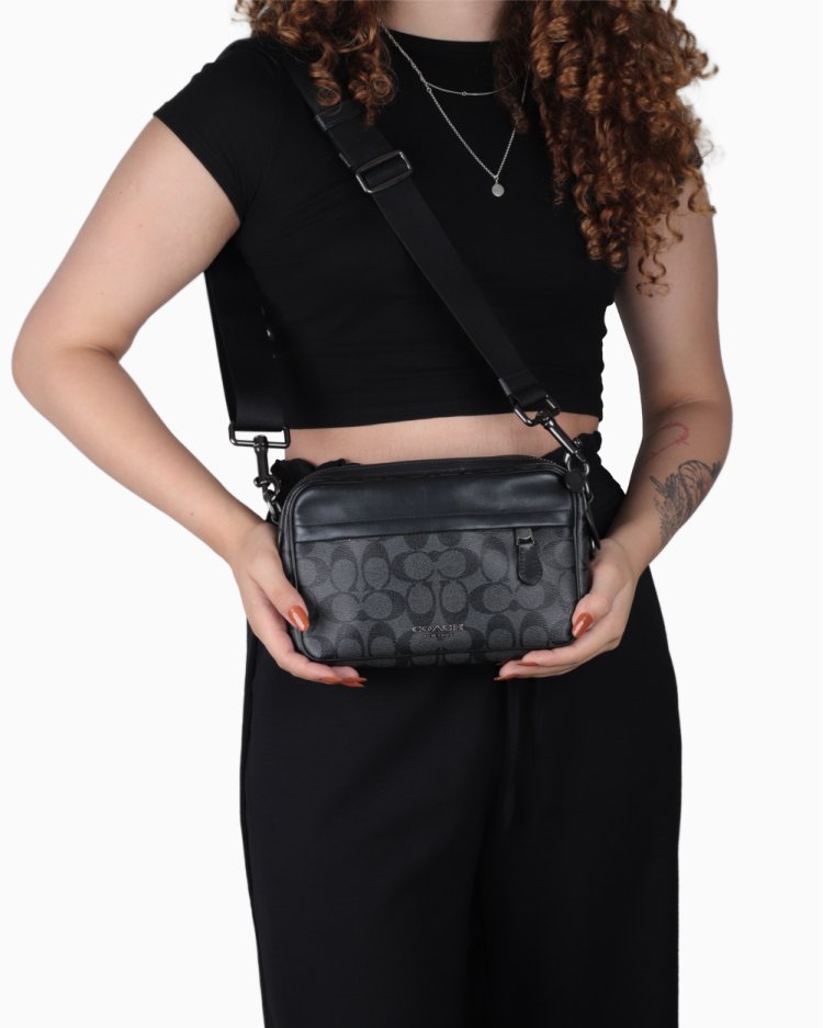 Bolsa Coach Original Crossbody Graham Signature Monograma Feminina