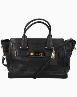Bolsa Coach Swagger Preta