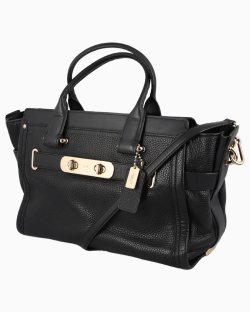 Bolsa Coach Swagger Preta