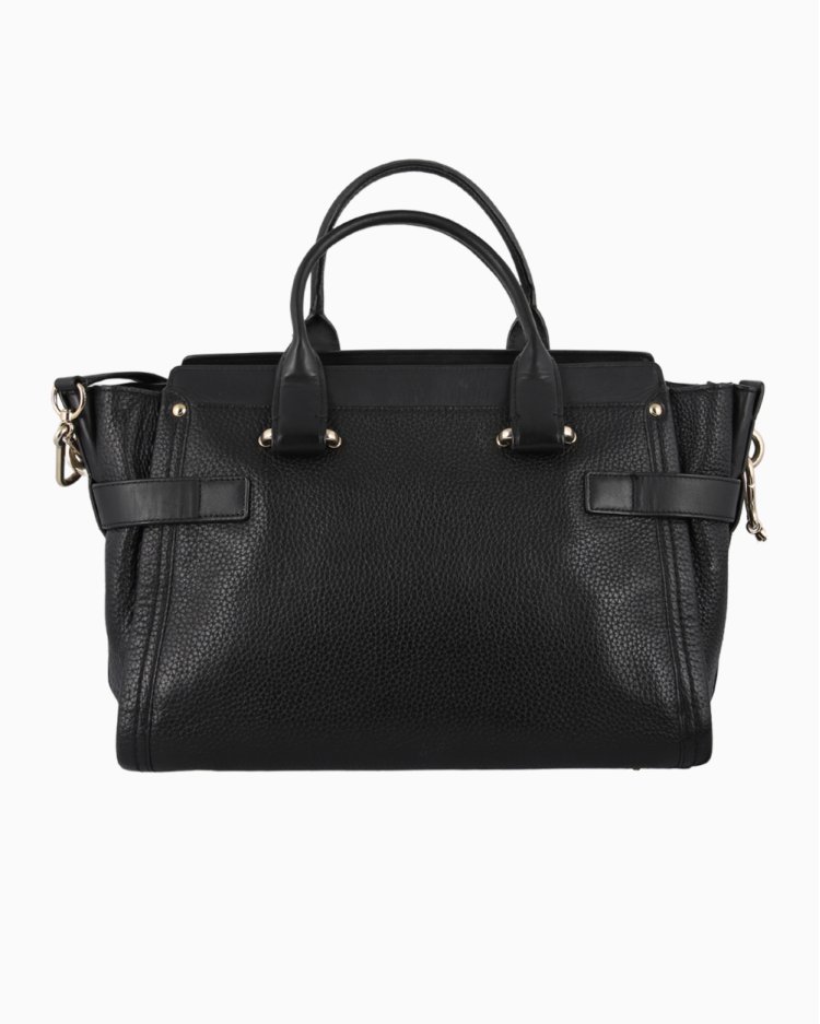 Bolsa Coach Original Swagger Preta Feminina