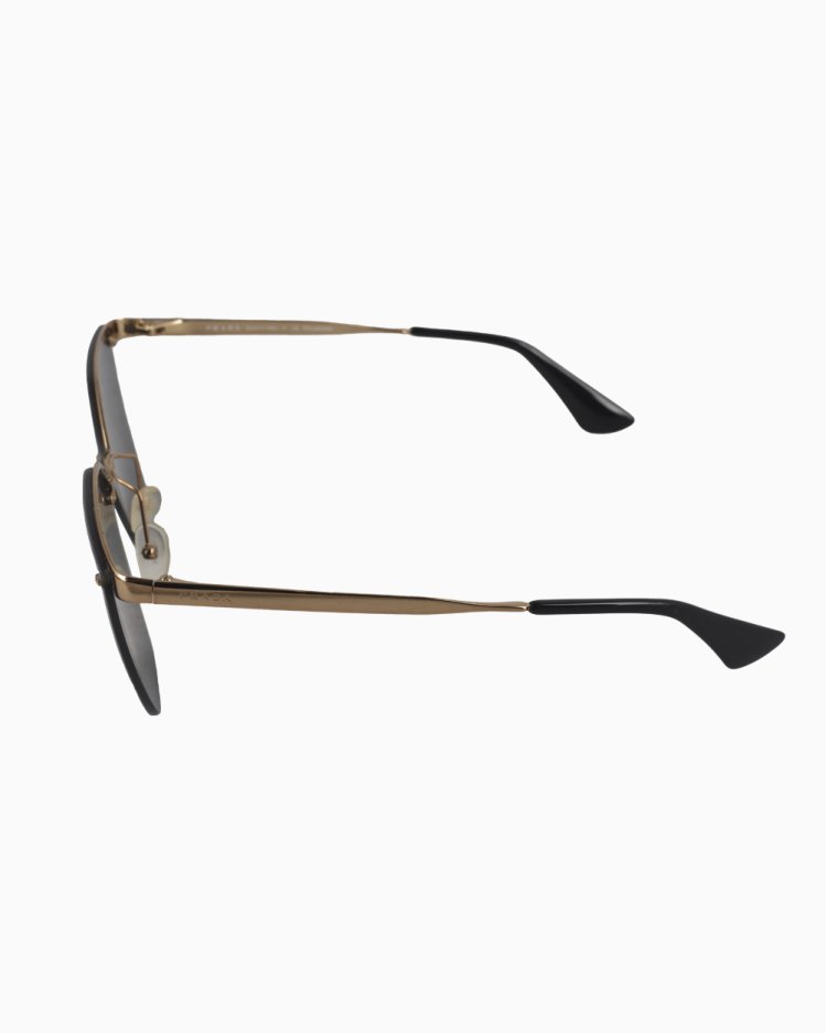 Óculos de Sol Prada Original SPR 68T Dourado e Preto Feminino