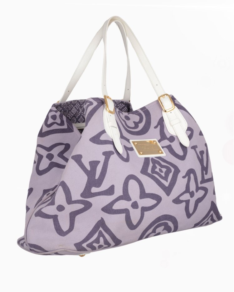 Bolsa Louis Vuitton Original Tahitienne GM Canvas Lilás Feminina