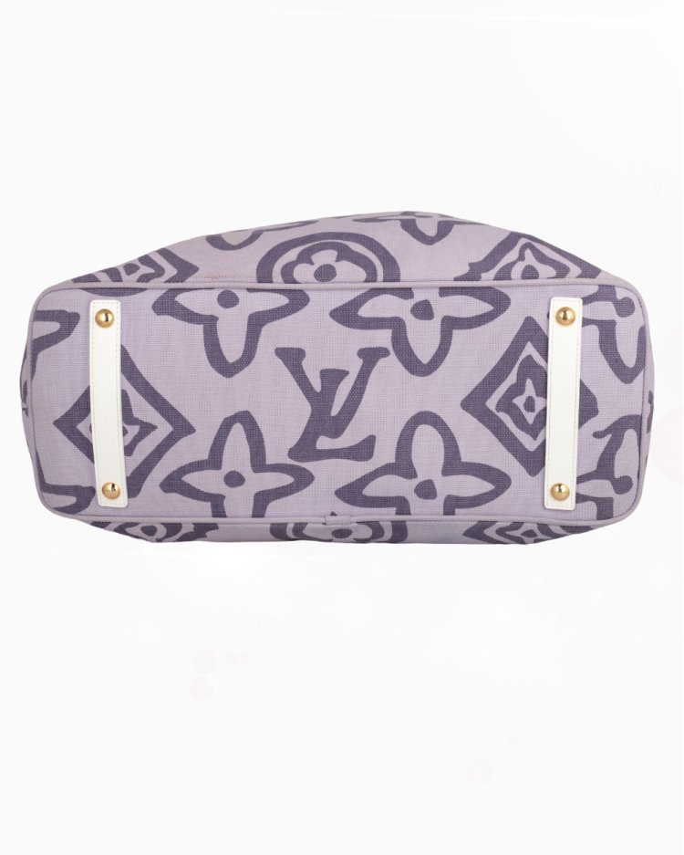 Bolsa Louis Vuitton Original Tahitienne GM Canvas Lilás Feminina