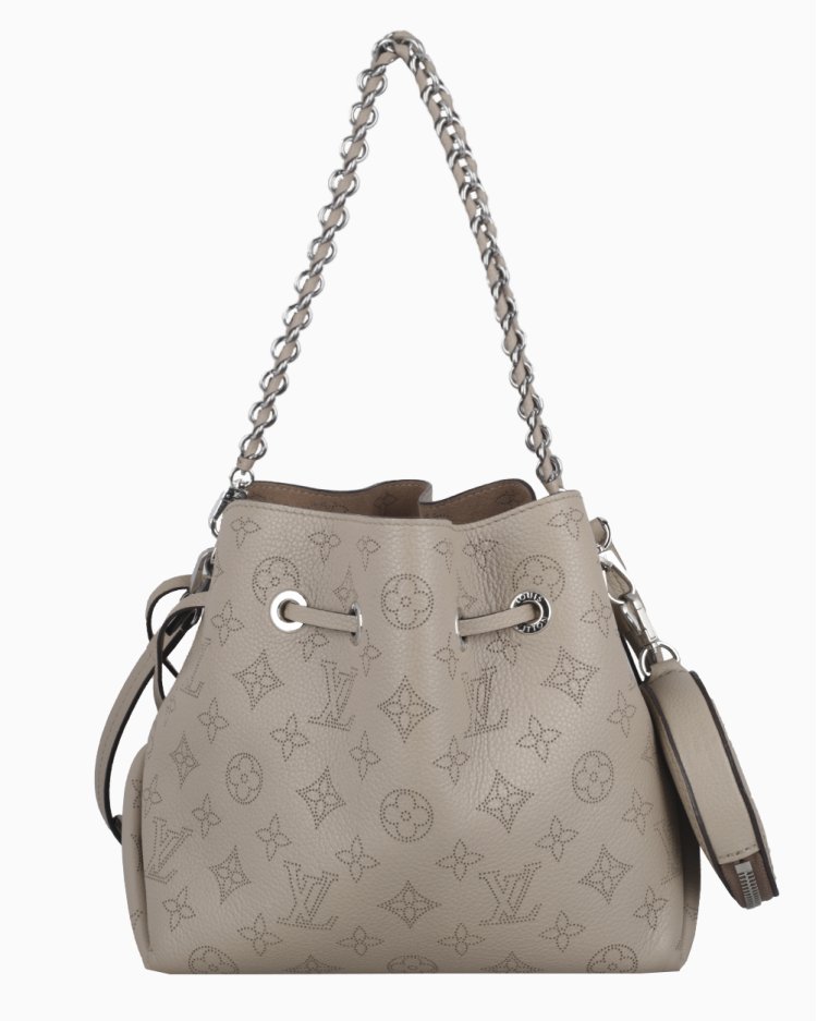 Bolsa Louis Vuitton Original Bella Mahina Bucket Cinza Feminina