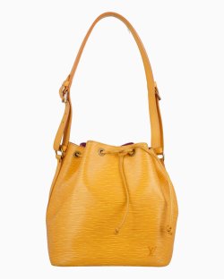 Bolsa Louis Vuitton Petit Noe Epi Amarela